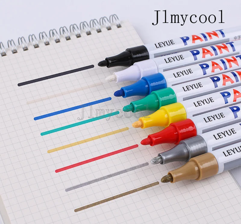 Car Scratch Repair Paint Pen Quick-Drying Waterproof Metal Touch-Up Pens, Oil-Based Marker Pens for Auto Scratch Remover