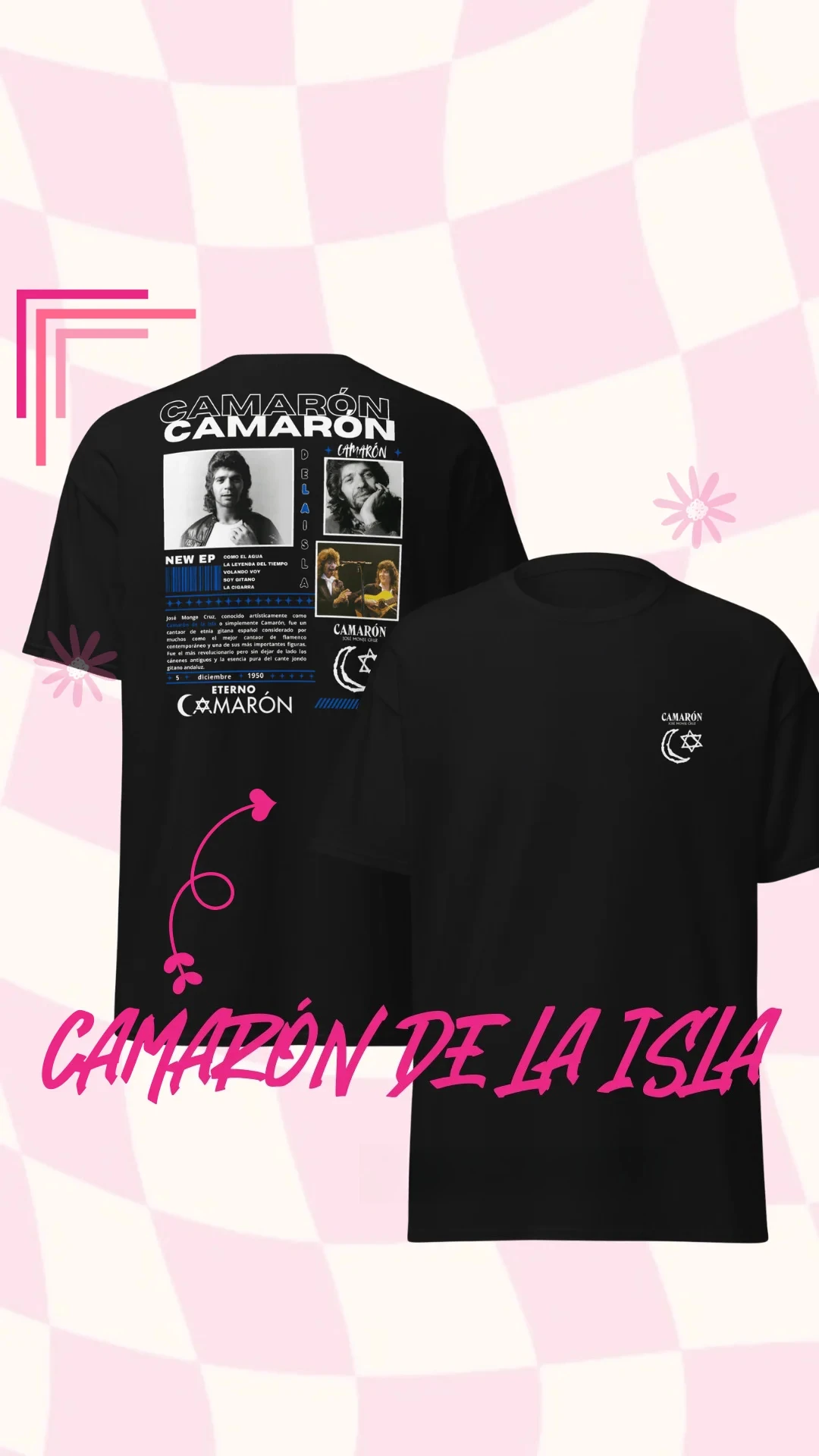 

2025-26 Summer ISLAND SHRIMP 100% Pure Cotton Back Printed Rapper Hip-hop Trend T-shirt Unisex Men's Breathable Oversized Casual