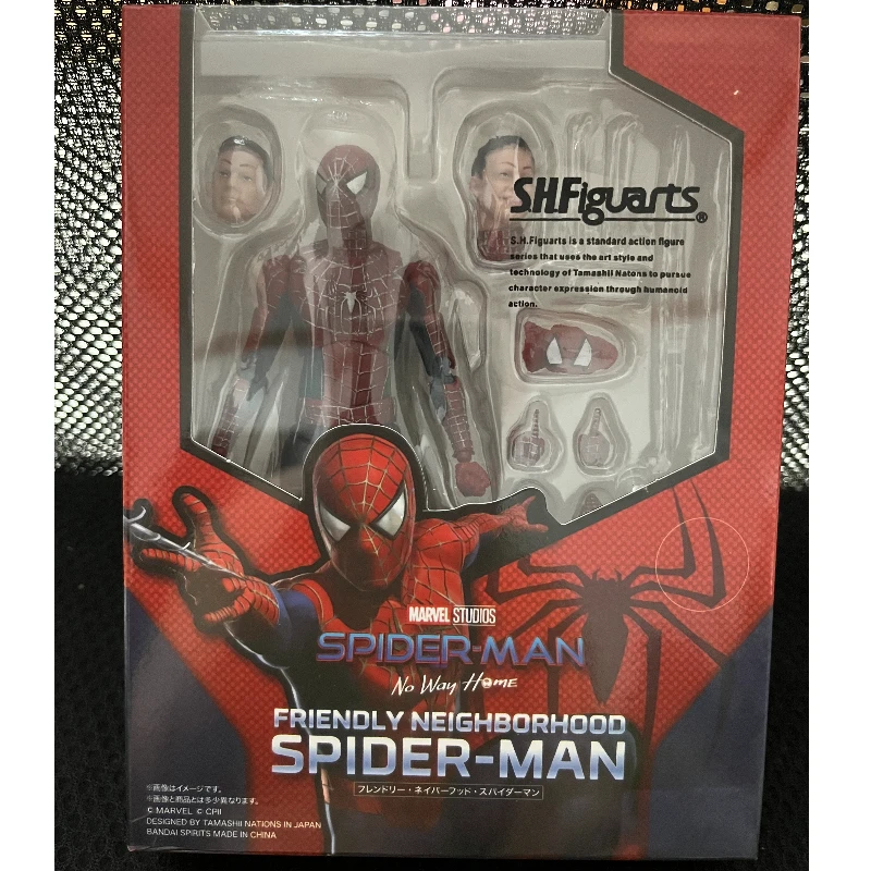 hot sale S.H.Figuarts Tobey Maguire Spider-Man Amine Action Figure Articulated Joints Extra Heads No Way Home Collectible Toys - view 6