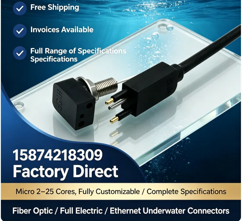

Undersea Connector Pressure Resistance 70MPa LPBH2 to 9-contact Underwater Equipment Connection Cable Plug