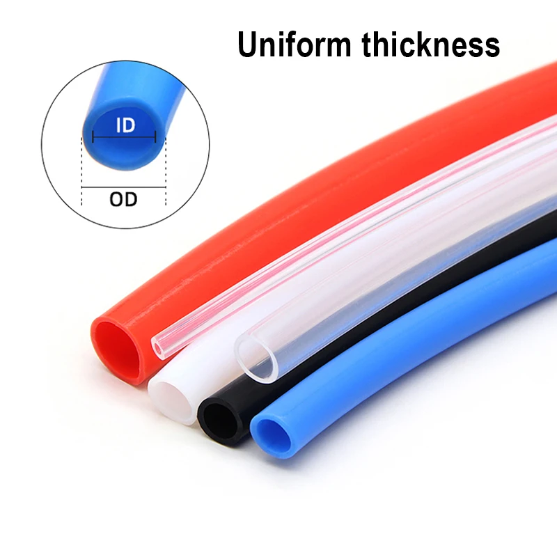Blue/Green 600V PTFE Tube Dia 2 2.5 4 6 8 mm FEP Insulated Hose Rigid Pipe Temperature Corrosion Resistance 3D Printer Accessory view 4