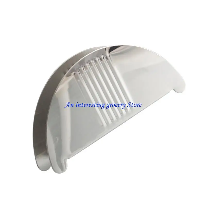 652D Modern Stainless Steel Roll Paper Stand Tissue Dispenser With Hollows Border
