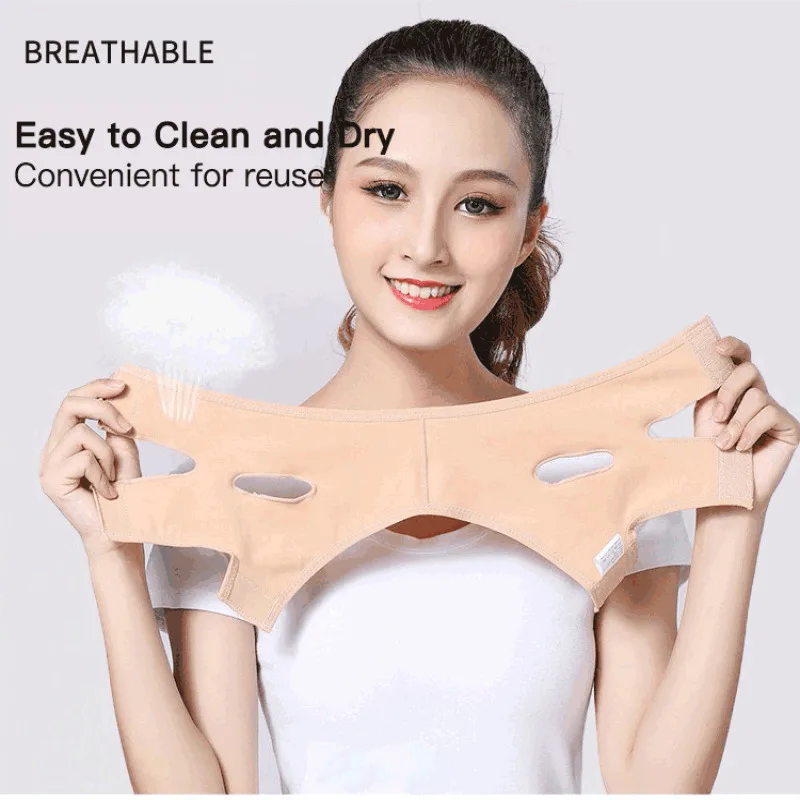 Elastic Face Bandage Slimming Tapes V Line Shaper Chin Cheek Face Lift Devices Jawline Facial Massager Wrinkle Women Beauty Care