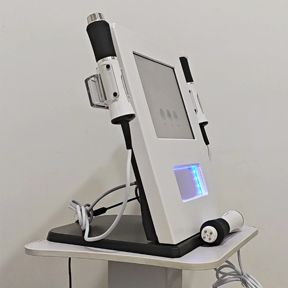 AOKO 3 In 1 CO2 Oxygen Bubble Machine Facial Care Massage Ultrasound Therapy Face Lifting Skin Rejuvenation Moisturizing Machine