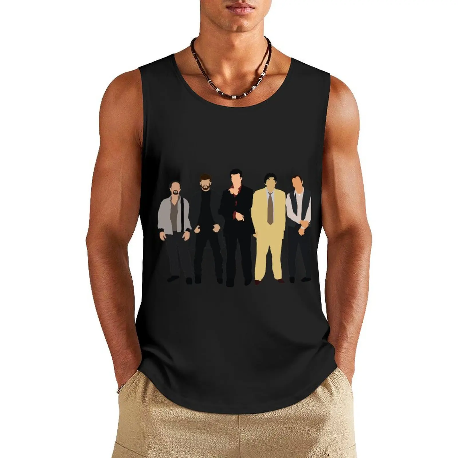 The Usual Suspects Tank Top Men's sleeveless gym shirts Men's sports t-shirt fashion 2024 man bodybuilding men clothes