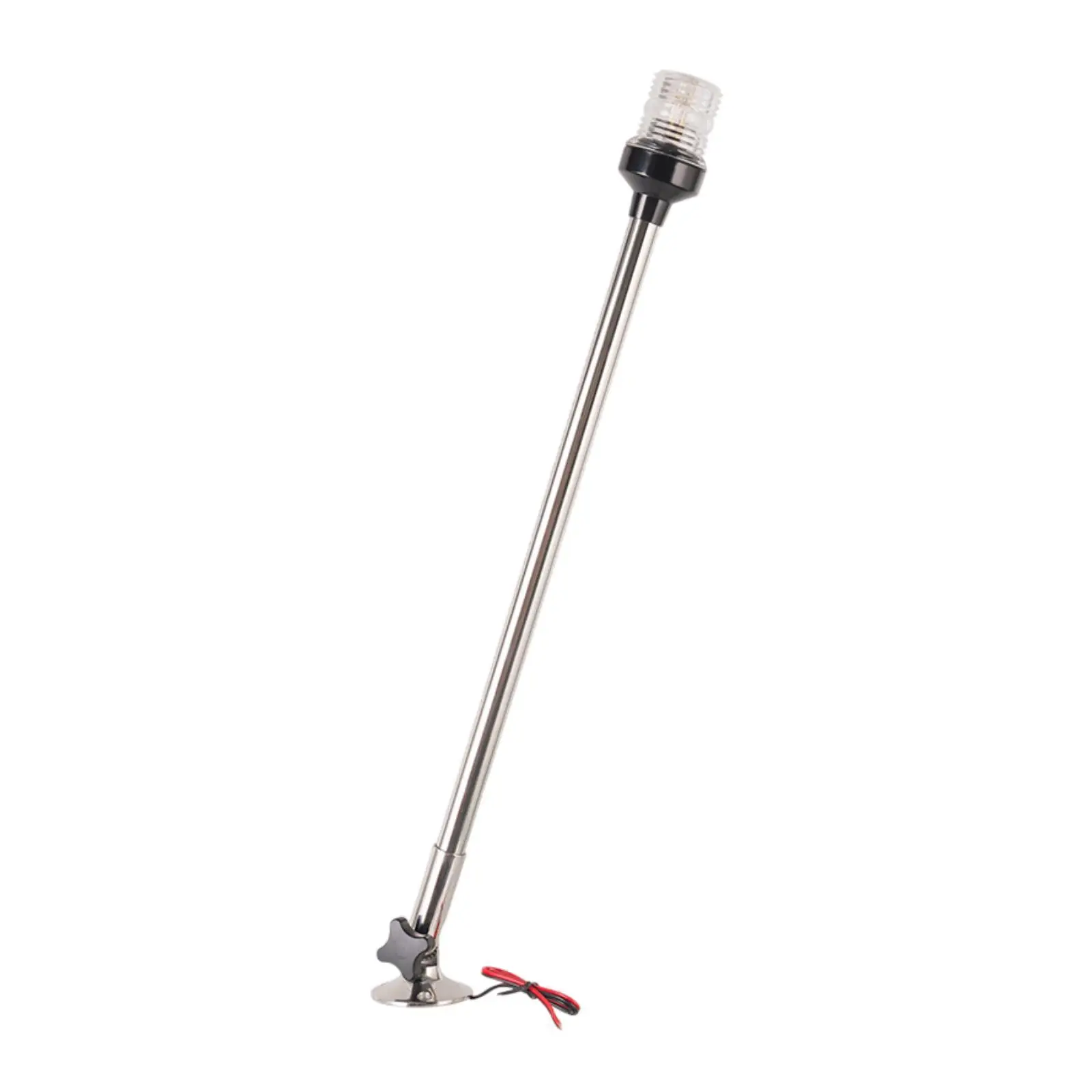 

Якорный светильник для лодки, простой в установке, круглый, высокопроизводительный навигационный фонарь, регулируемый для понтонных маленьких лодок, Jon Boat