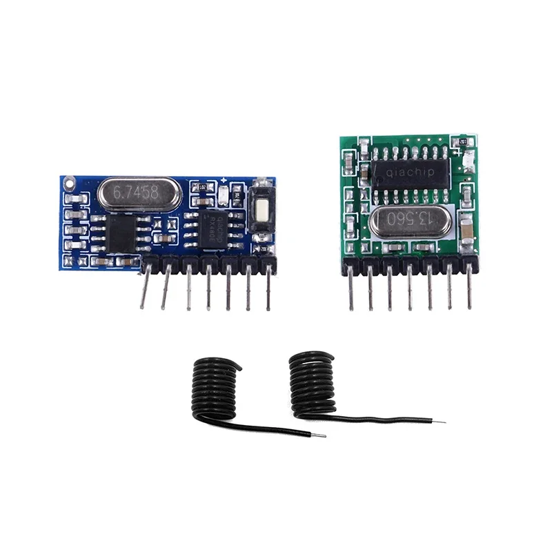 433Mhz Wireless RF 4 Channel Output Receiver Module and Transmitter EV1527 Code
