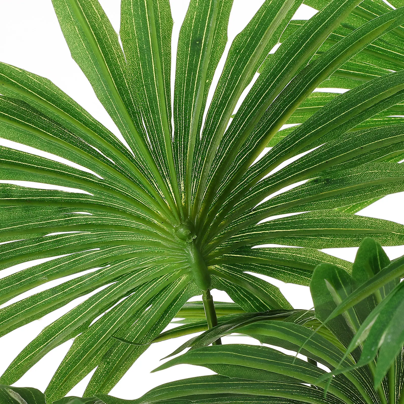 

Realistic Simulation Artificial Potted Palm Tree Lifelike Faux Plant Decor for Home Office Desktop Table Ornament