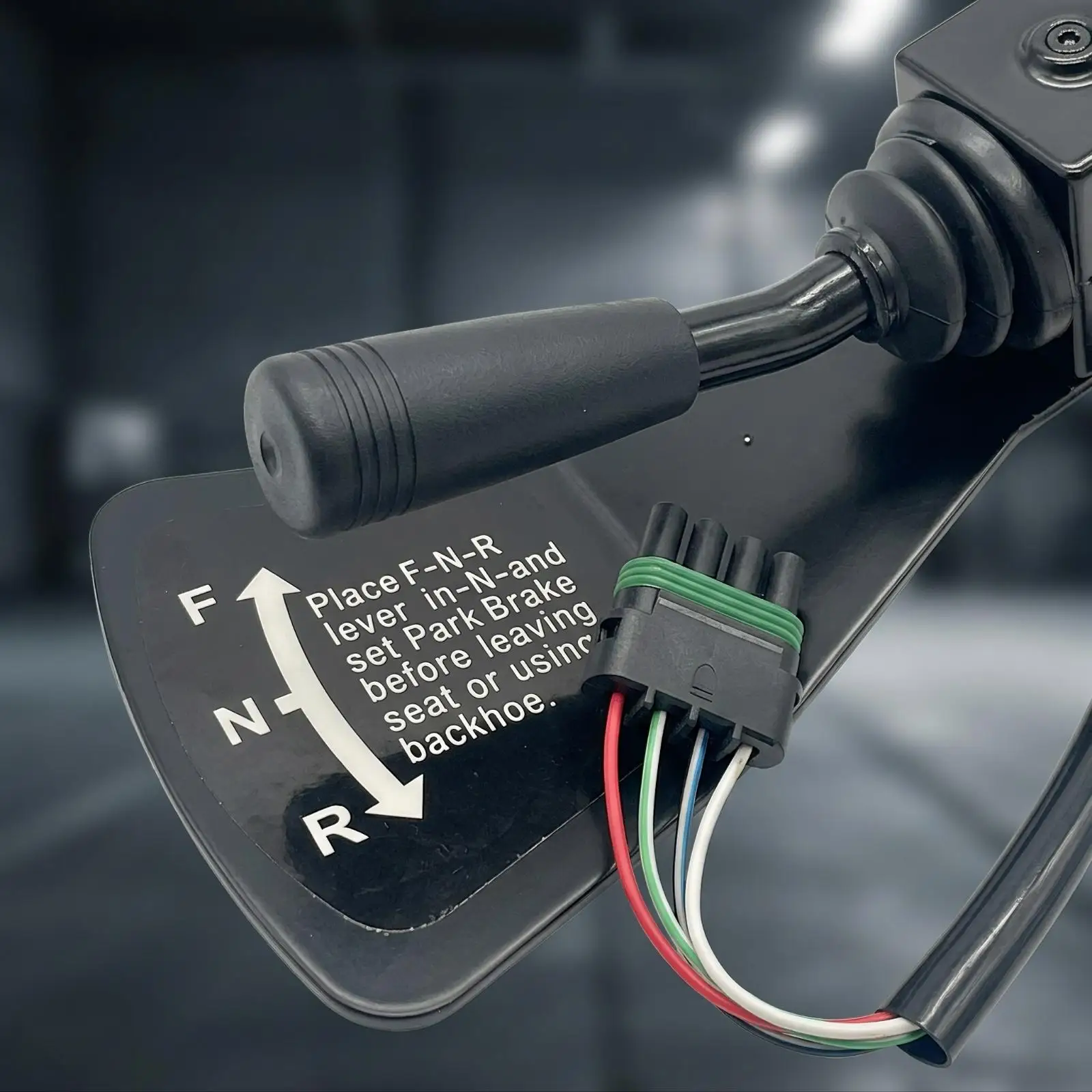 Ribbed Grip F-N-R Switch Controller | Compact Angled Body, Combination Switch with Wiring wire, for Heavy Equipment