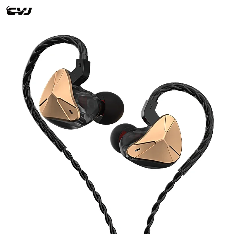 CVJ Devil In Ear Earphones Dynamic DJ Monitor IEM Earbuds HIFI Sport Noise Reduction Earphones MT1 Angel Wings CSE CSK CSA