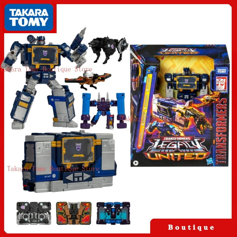 

В наличии Takara Tomy Трансформеры игрушки Legacy United Leader Class Soundwave 4 в 1 костюм экшн-фигурки autobot Хобби Подарки