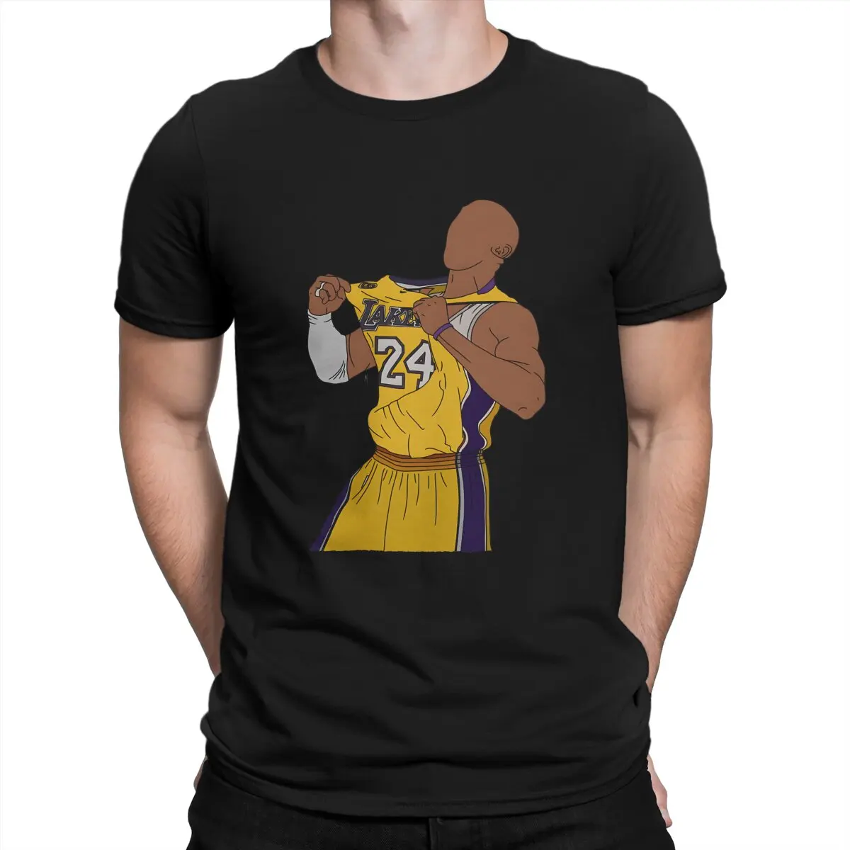 Men's Black Mamba T Shirt Cotton Clothing Funny Short Sleeve Crew Neck Tees Gift Idea T-Shirts