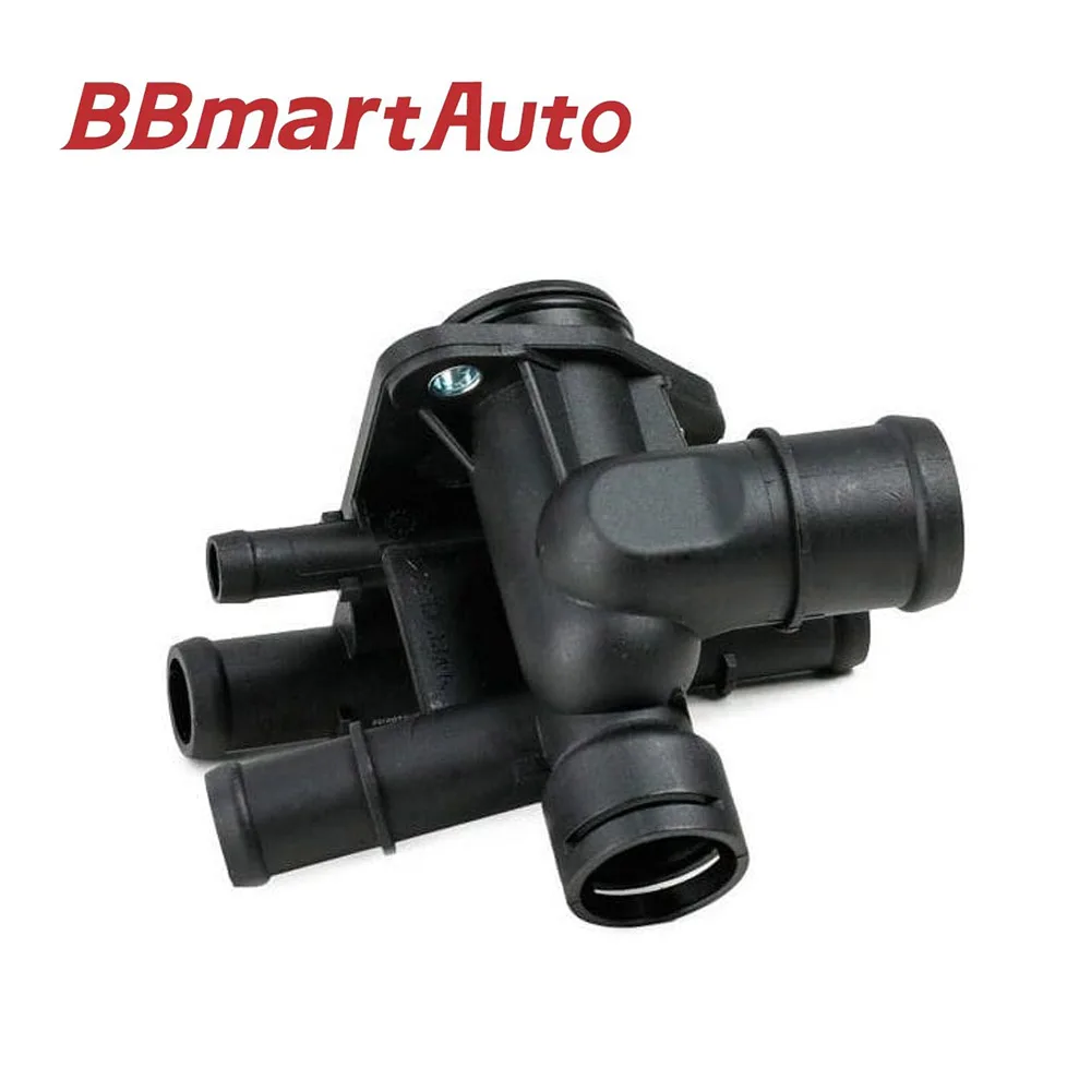 

06F121132G BBmart Auto Parts 1PC Radiator Water Connection Sleeve Coolant Hose Flange Connector For Skoda Octavia 1Z3 1Z5