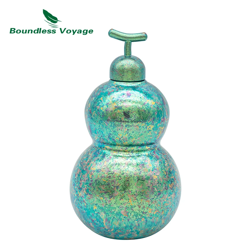 

Бутылка для виски Boundless Voyage 500 мл из кристаллизованного титана, для активного отдыха, кемпинга, походов, Ti3270D