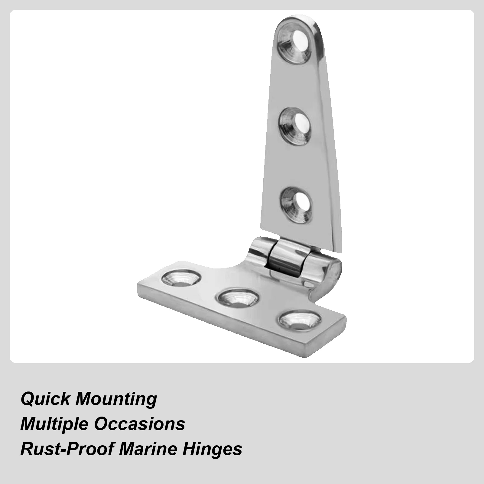 

Stainless Steel Door Hinges 316 Stainless Steel Heavy Duty Boat Accessories Rust Proof Deck Shed Door Hinges For Cabinet Yacht