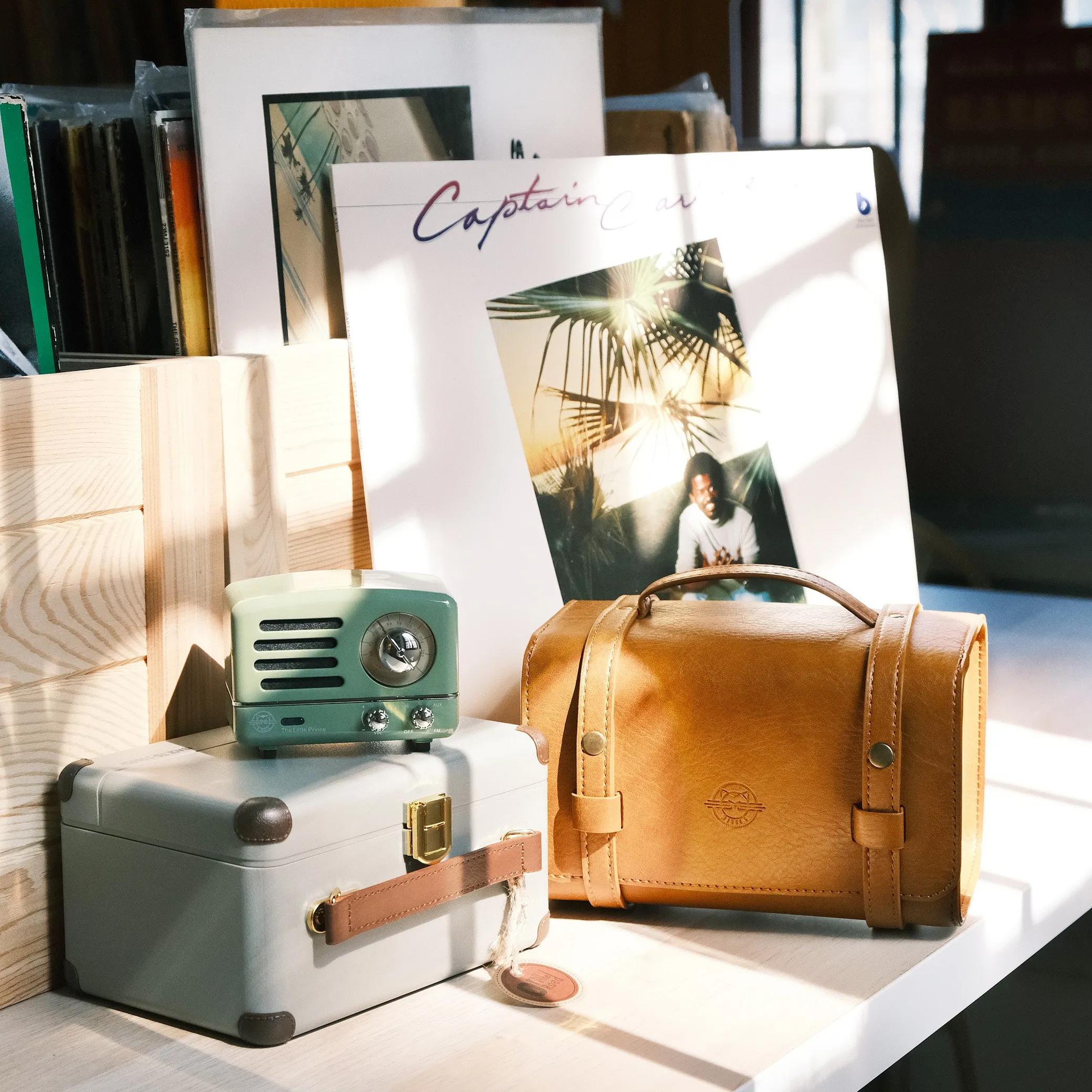 MUZEN Little Prince OTR Green Speaker FM Radio Retro Bluetooth Wireless Music Metal Player MW-2A Gift Box