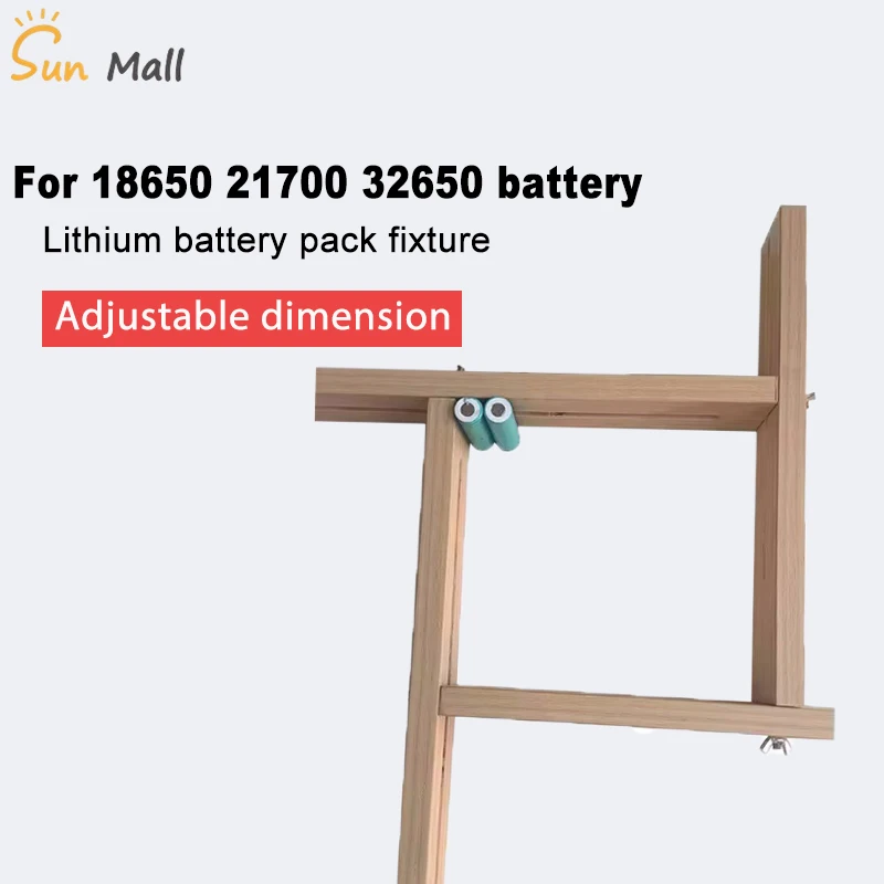 

Fixture18650 Battery fixture frame battery pack spot welder universal fixture 21700 lithium battery welding fixture adjustable