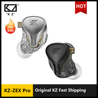 KZ ZEX Pro In-Ear HIFI Headset Electrostatic Hybird Technology Wired Earphone Noice Cancelling Sport Headphones