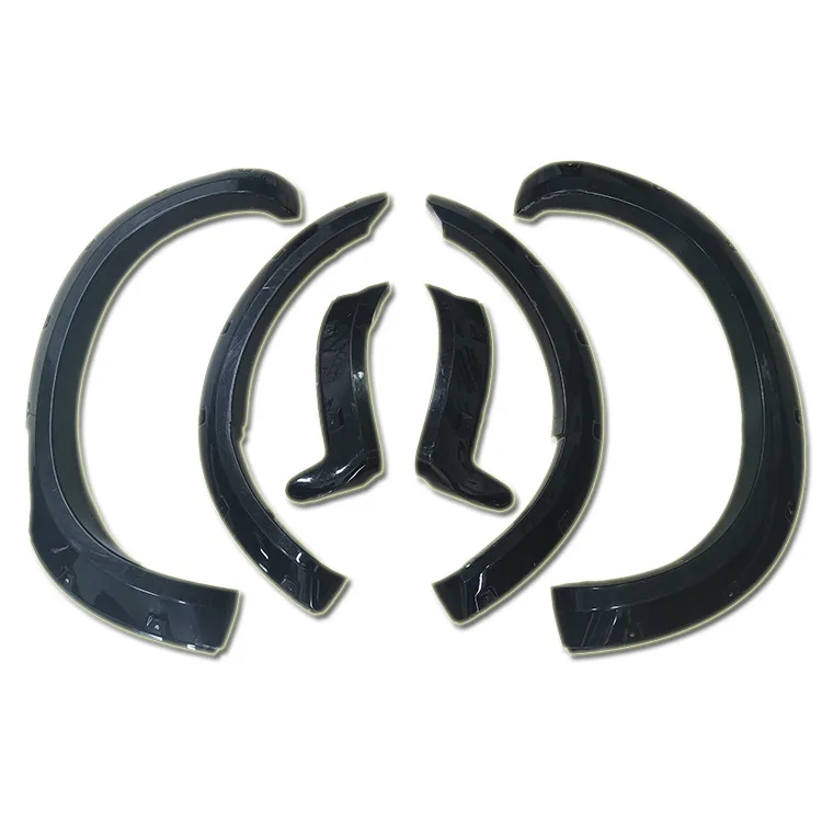 ل ايسوزو D MAX 2024 مشاعل الحاجز واسعة مع مسامير الزخرفية ABS حماية الملحقات أجزاء تعديل الشاحنة