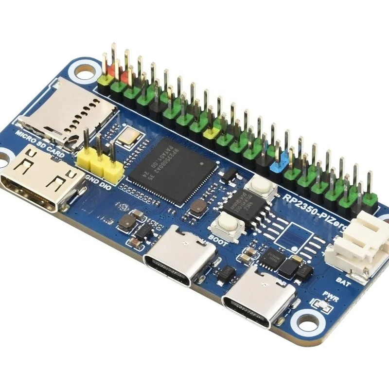 1Pcs RP2350-PiZero Development Board, Dual-core & Dual-architecture 520KB SRAM16MB Flash Based On The Raspberry Pi RP2350