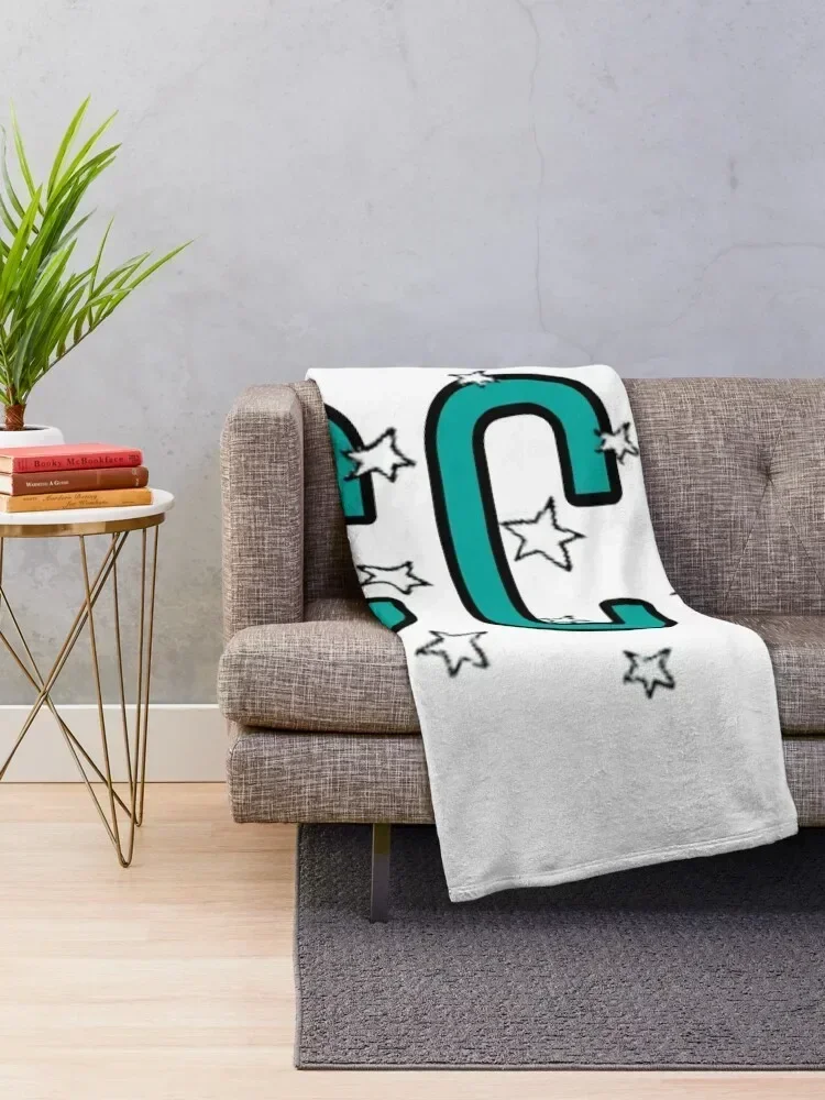 CCU coastal carolina with stars Throw Blanket Flannel Sleeping Bag Personalized Gift Blankets