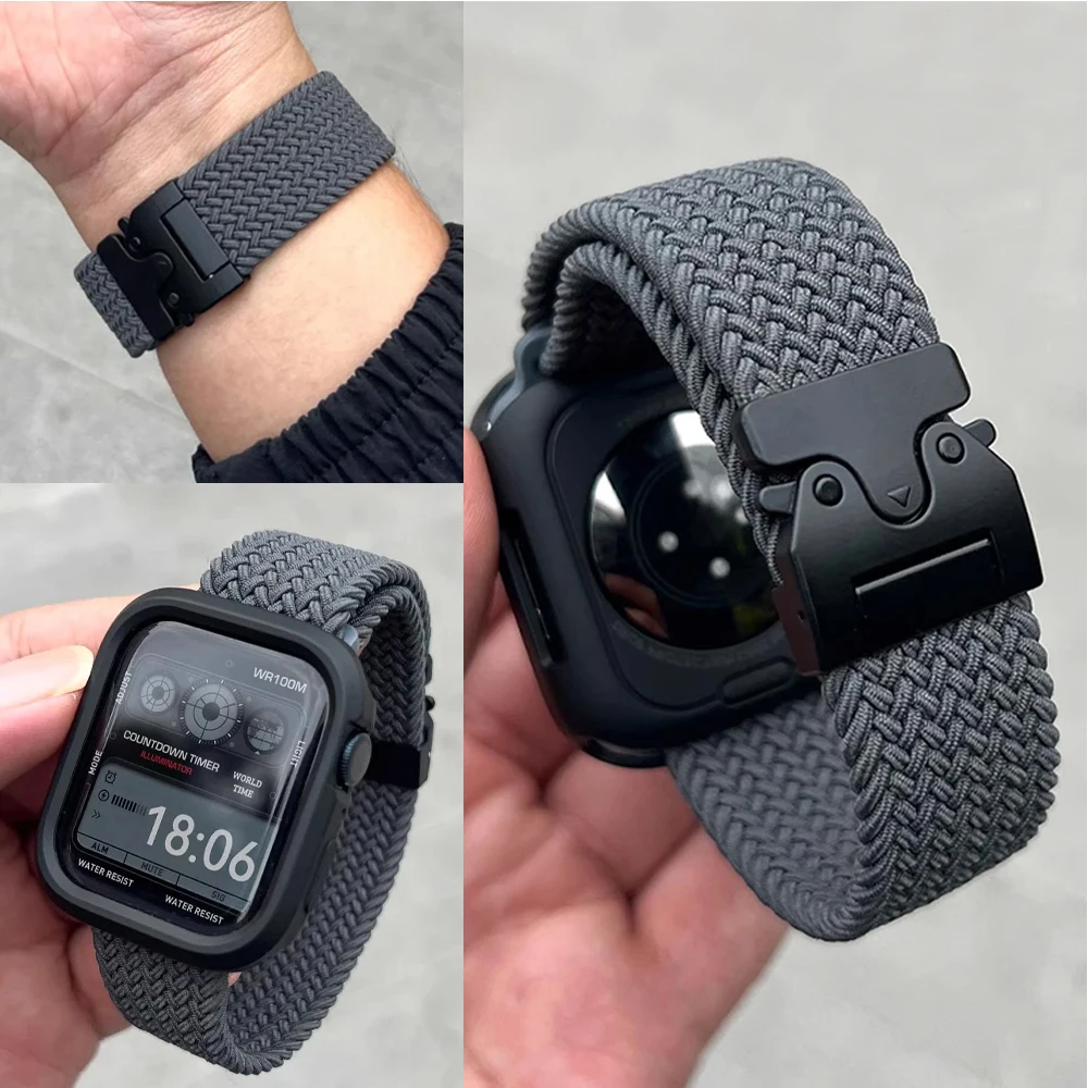 �y�Z�[�����zApple Watch 11 10 �o���h 46mm 42mm 45mm Ultra 3 49mm 44mm 41mm�p�X�g���b�v �҂ݍ��݃p���R�[�h�u���X���b�g iWatch Series 9 8 SE 6 7�Ή� correa