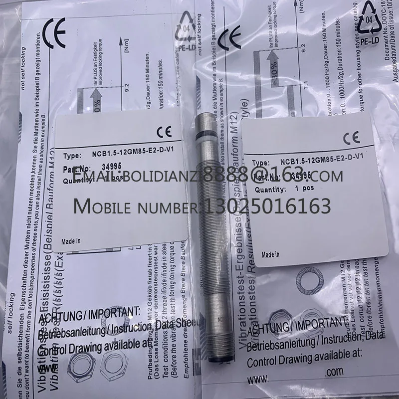 

NCB1.5-12GM85-E2-D-V1 Совершенно новый оригинальный датчик приближения