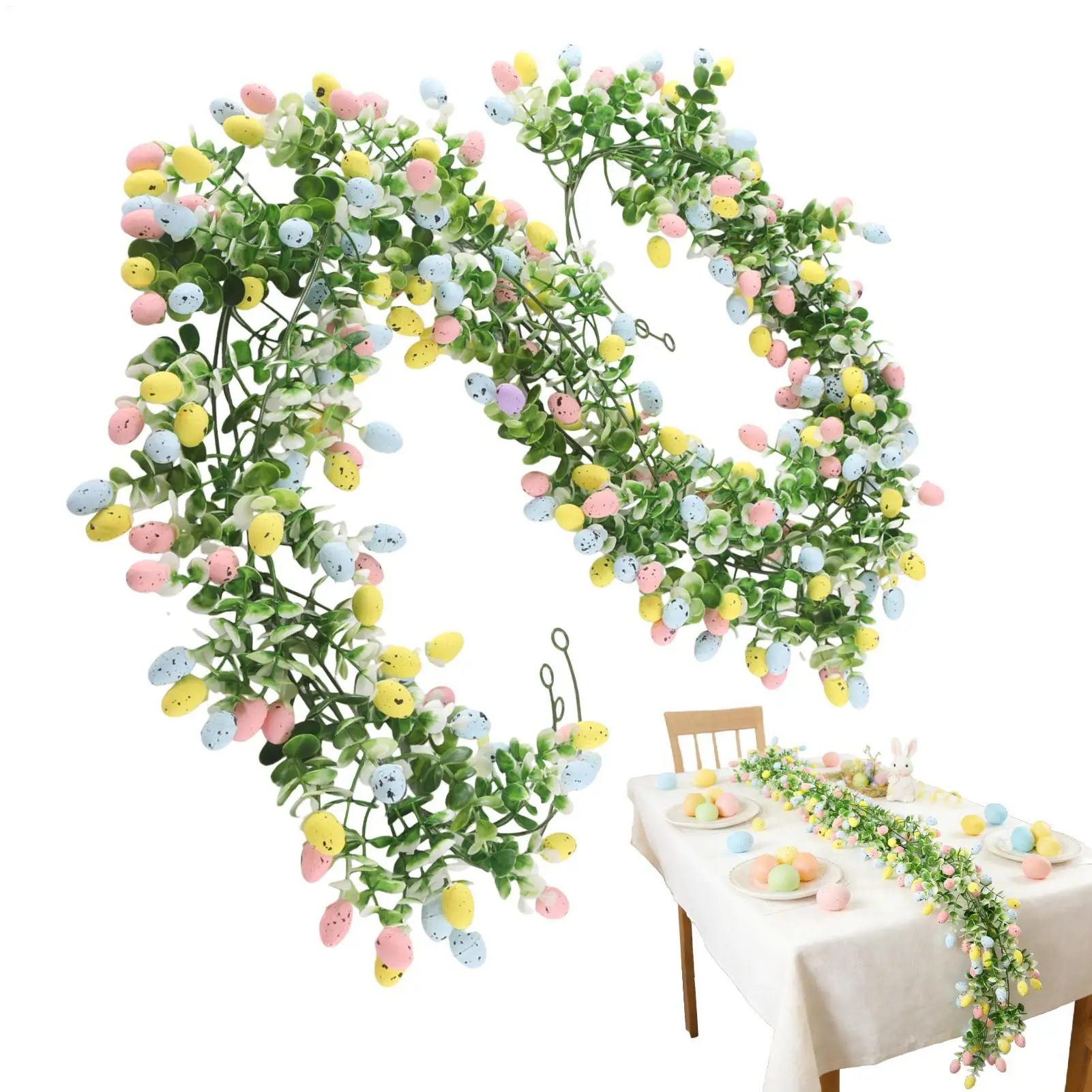2Pcs 6.8Ft Easter E…