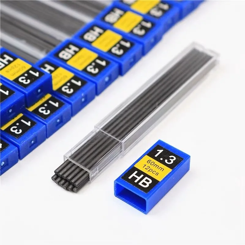 1-12Pcs 0.3 0.5 0.7 0.9 1.3 2.0mm HB Replacement Refill Leads Refill for Mechanical Pencil Drawing Automatic Pencils Stationery image 5