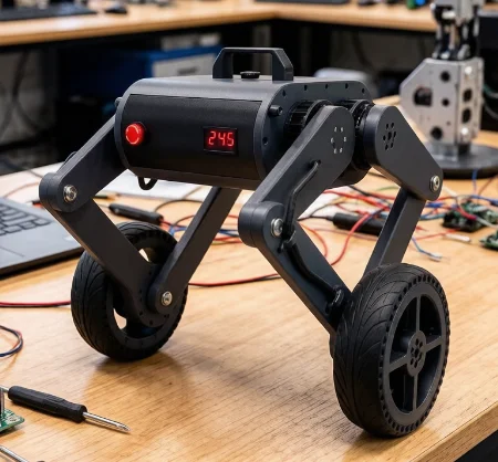 Open Source ROS Robot Chassis, Legged & Wheeled Mobile Platform with Optional Communication Interfaces for ROS Dev