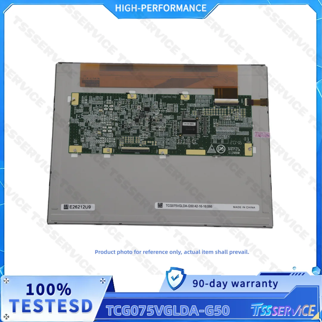 TCG075VGLDA-G50  7.5 inch 640*480 Resolution LCD panel fast shipping