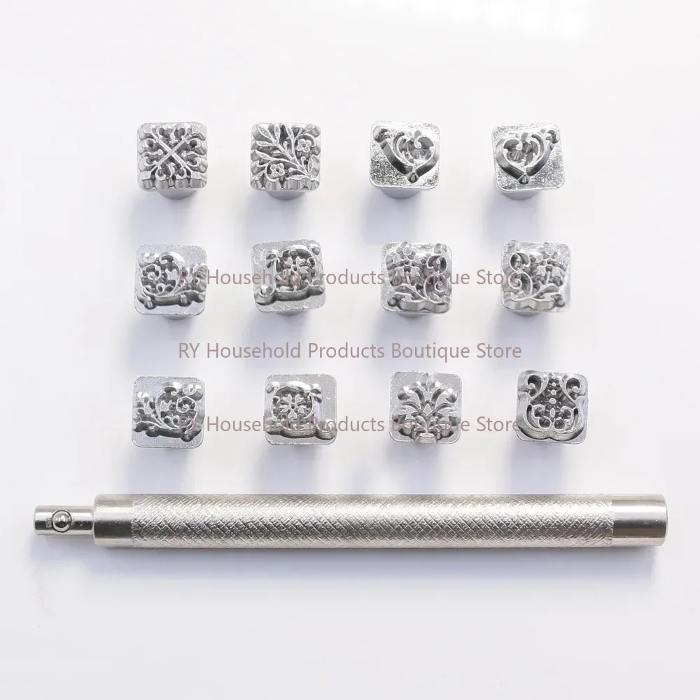 Leather Stamps Set for Embossing, Leather Tools, DIY Craft Work, Zodiac Grass, Constellation, Animal Mold, Metal Stamping Tool