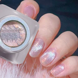 Water Light Cat Eye Gel Semi Permanent Soak Off Holographic Crystal Magnetic Gel Polish for Nail Art DIY Salon Nail Beauty 8ml
