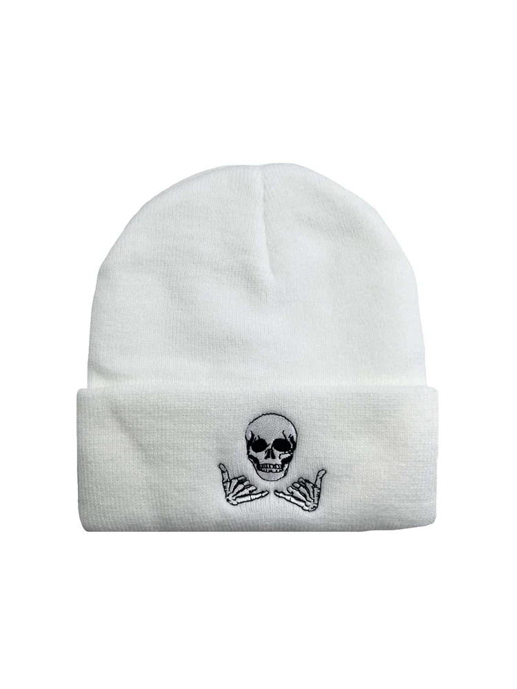 

1pc Winter Hat Men Knitted Hat Fashion Pullover Hat Casual Sports Warm Thick Winter Cap Stretch Women Cap