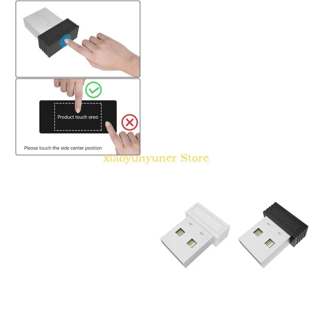P9JB Undetectable Mouse Jiggler Mouse Mover USB Port for Computer,Driver-Free with Touch Switch,Simulate Mouse Movement
