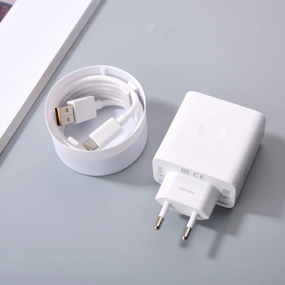 Realme 80W EU US Supervooc Fast Power Wall Charging Adapter for GT 8 7 3 13 15 X7 Pro Q5 Neo 6 7 SE 10A 1M USB C Superdart Cable