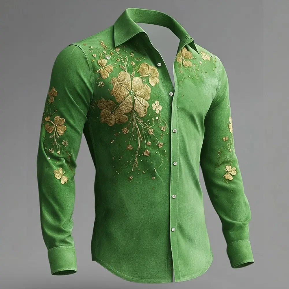 

Мужская рубашка с 3D-принтом, модная, повседневная, простая и удобная, с длинным рукавом, из бутиковой коллекции.