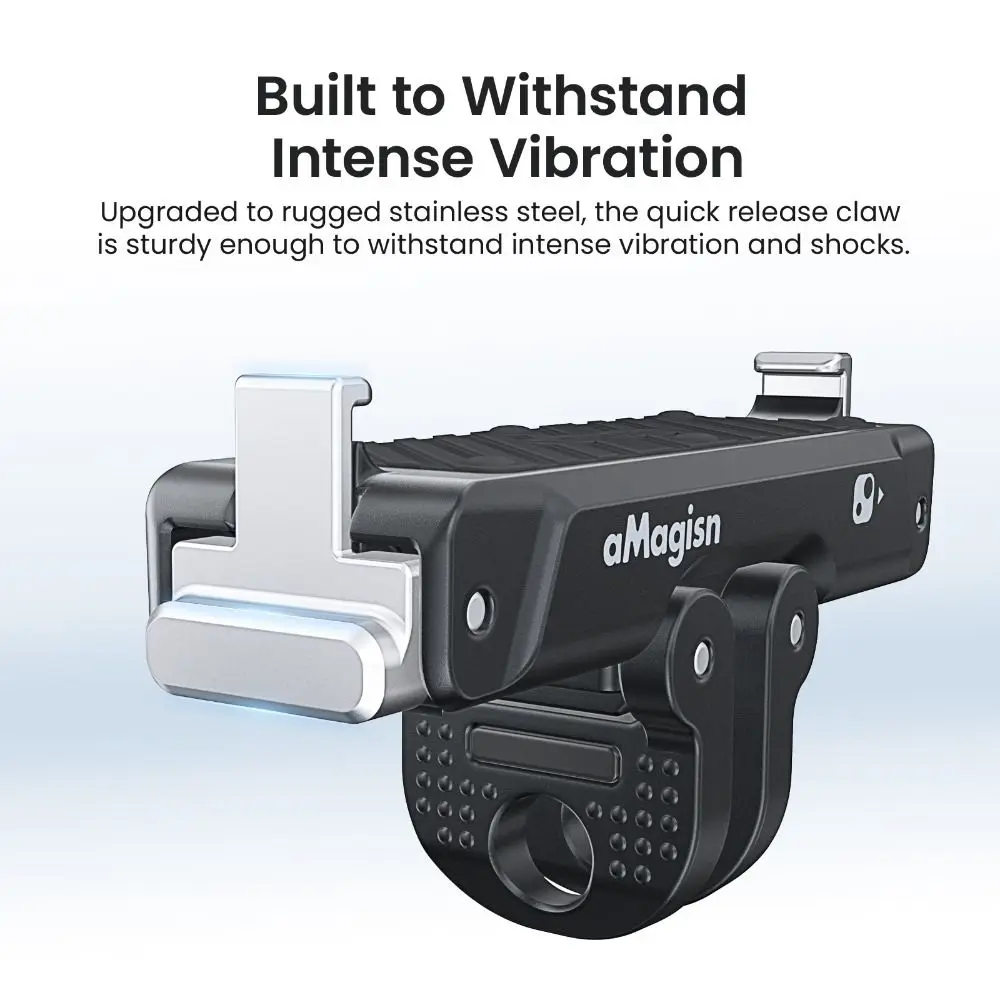 

Quick Release Magnetic Mount Base Foldable 1/4 Screw Hole Extension Mount Adapter Aluminum Alloy for Insta360 Go Ultra