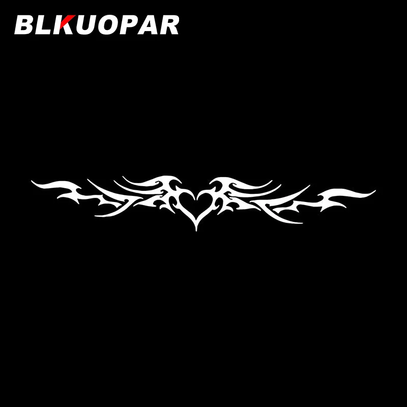 BLKUOPAR Y2K Heart Wings Car Stickers Personality Decals Waterproof Die Cut Exclusive Design Graphics Air Conditioner ATV Goods