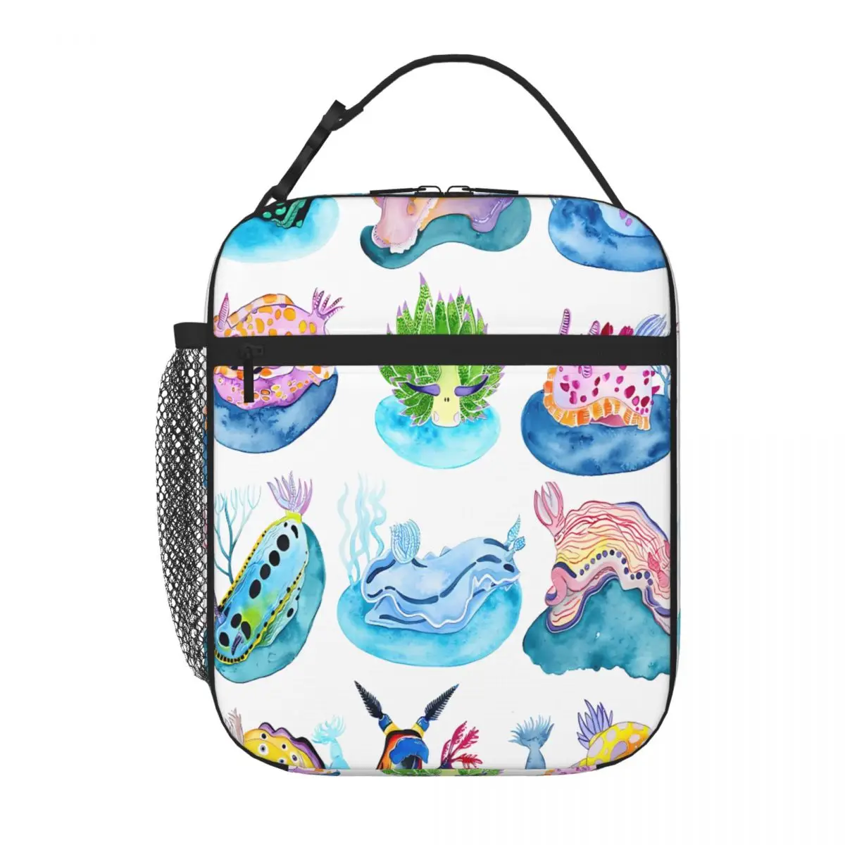 Bestselling Nudibranchs Striped Large Lunch Bag Downtown Work Lunch Carrier