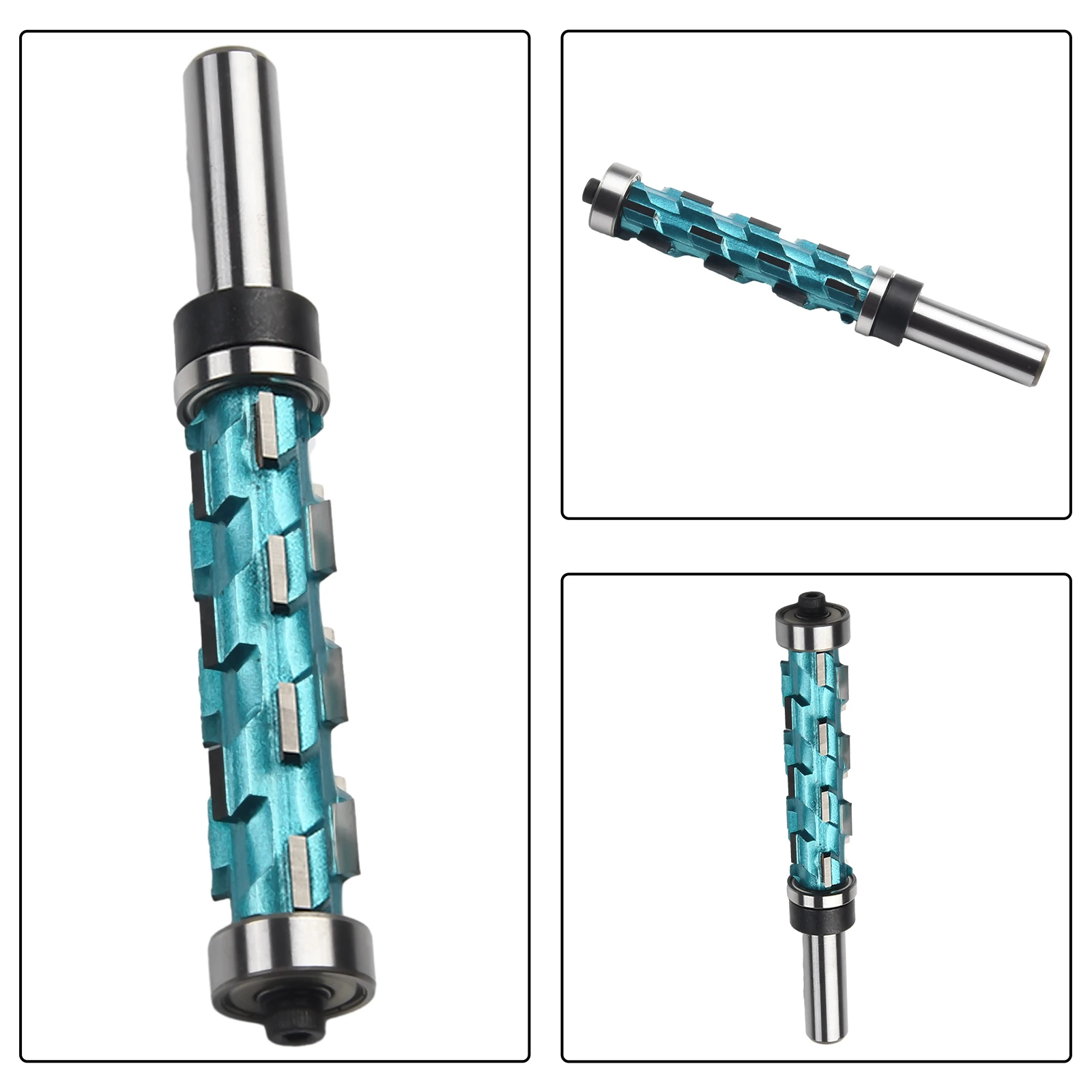 1pcs 12mm 1/2inch Shank Flush Trim Milling Cutter Carbide Spiral Double Bearing Router Bit For Wood Trimming Tools Accessories