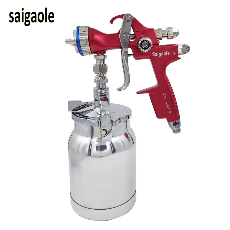Saigaole Pistola de Pulverizador Automóvel Topcoat Pistola de Pintura de Chapa Metálica Alta Atomização Pneumática Pulverização Ferramentas Pneumáticas