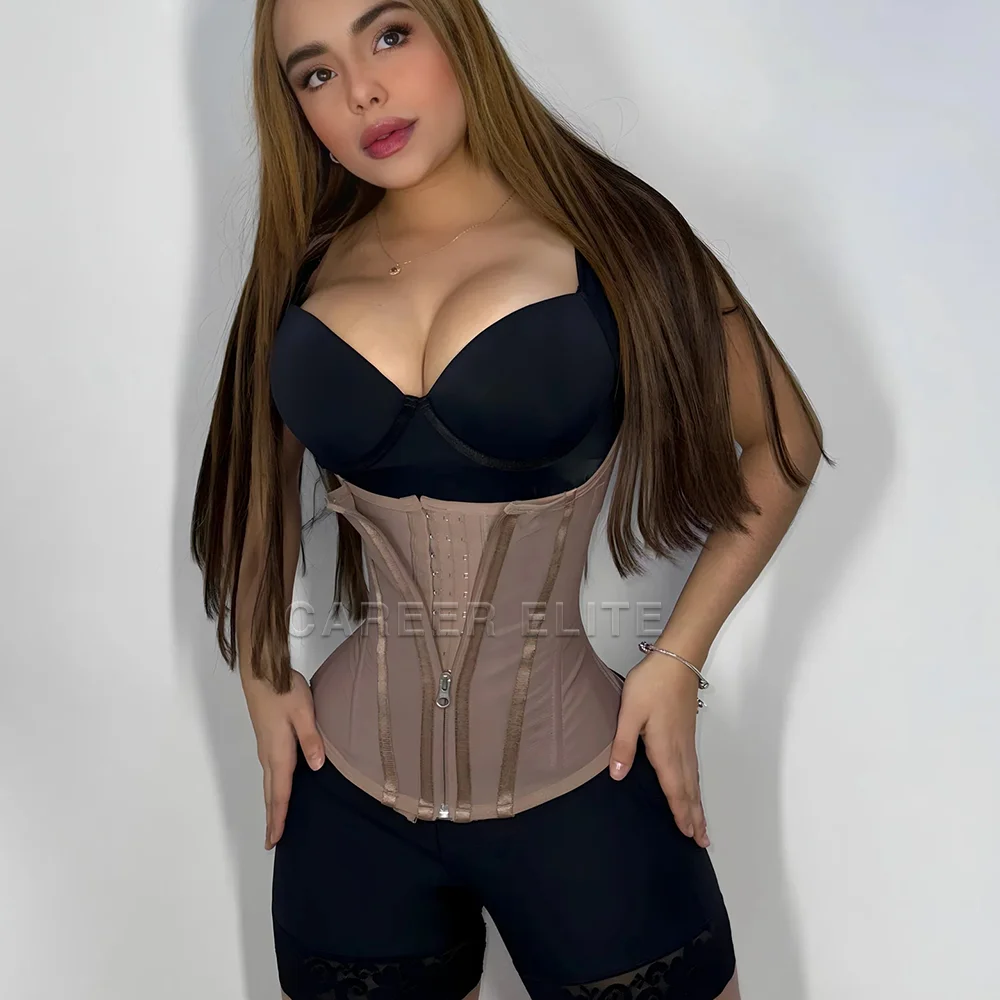 Fajas Para Mujer Body Shaper Shapewear Corset Double Compression Waist Trainer Bodysuits Posture Correction Beautiful Garment