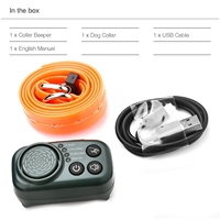 Waterproof Hunting Beep Dog Trainer, Rechargeable Hunting Dog Collar Beeper Collars