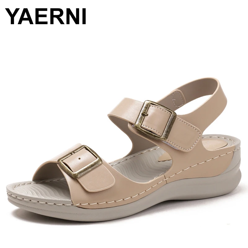 

Women Sandals Summer Outdoor Lightweight Slip-On Beach Shoes Anti-Slip Comfortable Sensation Casual Sandals