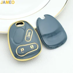 For Chevy Tahoe Suburban Silverado Avalanche Equinox SSR / GMC Sierra Yukon / Buick  2003 2004 2005 2006 Car Key Case Cover