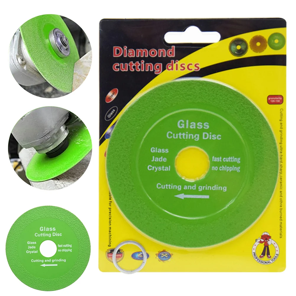 Glass Cutting Discs Smooth-Cutting Ultra-Thin Saw Blades Stone Glass Ceramic Fine Grain Cutting Grinding Wheel Cutting Blades