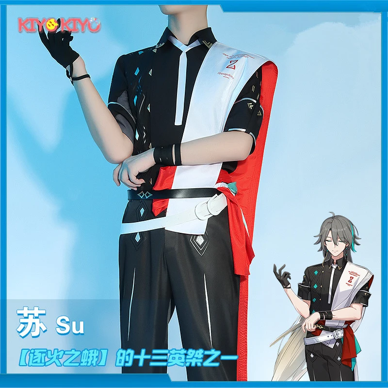 KIYO-KIYO Game Honkai Impact 3rd Su Cosplay Costume Full set Halloween Costumes for man