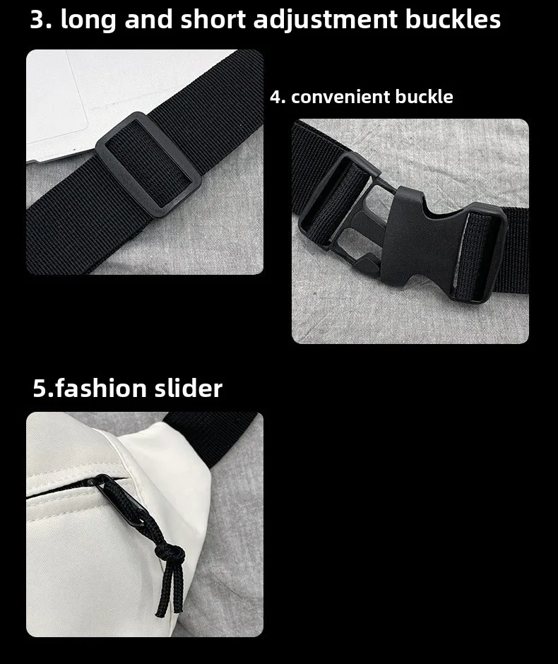 Unisex Daily Matching Crossbody Bag, Outdoor Minimalist Functional Crossbody Bag, Waterproof Trendy Bag, Sports Phone Waist Bag
