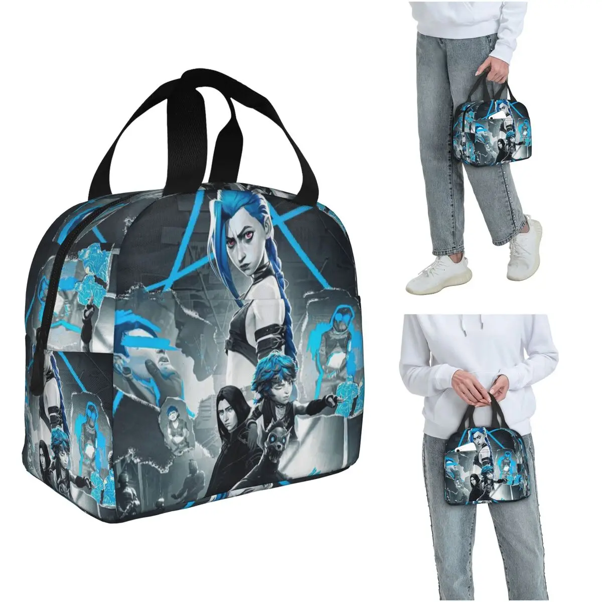 

Arcane Jinx Insulated Lunch Bag for Women Office Cooler Thermal Food Box Tote Portable Lunch Boxes Container